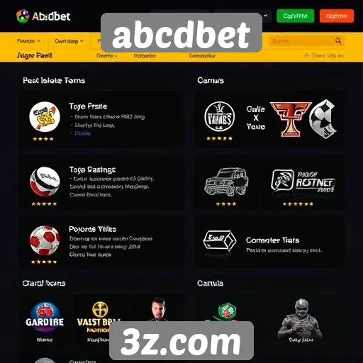 Análise das funcionalidades do site de jogos abcdbet